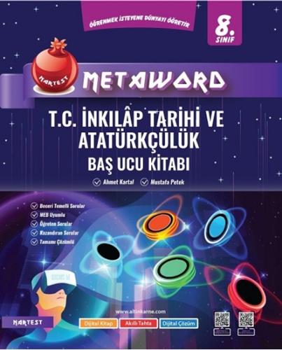 Nartest 8. Sınıf T.C. İnkılap Tarihi ve Atatürkçülük Metaword Baş Ucu 