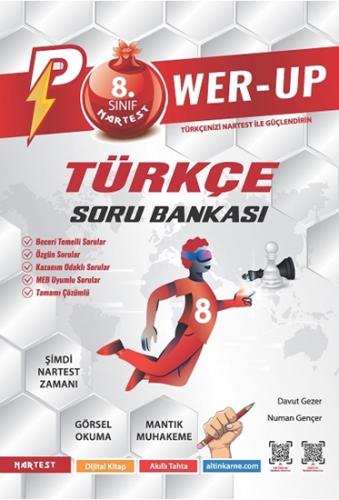 Nartest 8. Sınıf Türkçe Power Up Soru Bankası