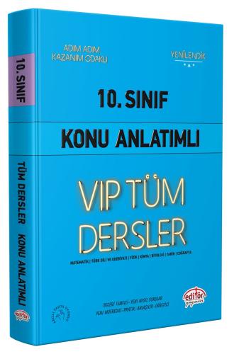 Editör 10. Sınıf Tüm Dersler Konu Anlatımlı