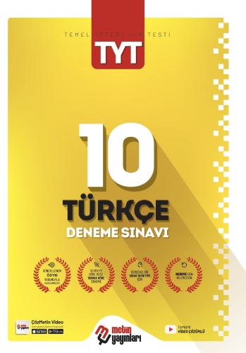 Metin TYT Türkçe 10 Deneme 2023