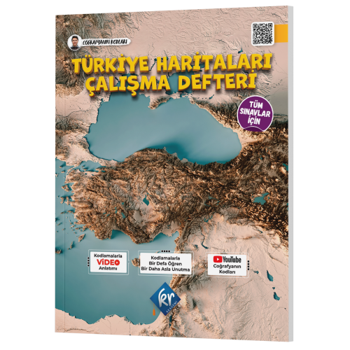 KR Akademi Tüm Sınavlar İçin Coğrafyanın Kodları Türkiye Haritaları Ça
