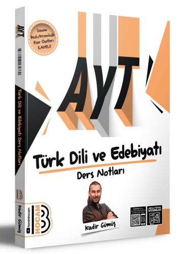 Benim Hocam AYT Türk Dili ve Edebiyatı Ders Notları 2024