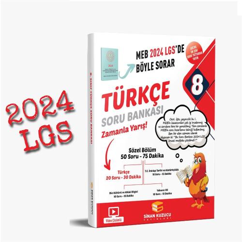 Sinan Kuzucu 8. Sınıf Türkçe Soru Bankası 2024