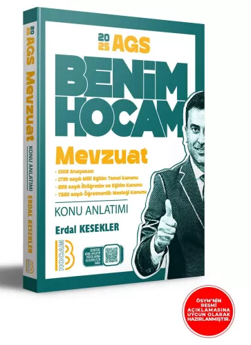 Benim Hocam AGS Mevzuat Konu Anlatımı 2025