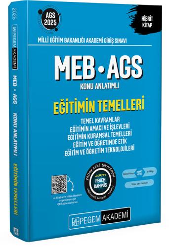 Pegem MEB AGS Eğitimin Temelleri Konu Anlatımlı Eğitimin Temelleri Tem