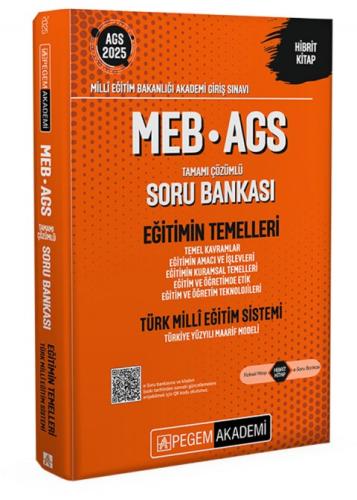 Pegem MEB AGS Soru Bankası Eğitimin Temelleri Türk Millî Eğitim Sistem