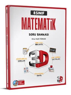 3D 8. Sınıf Matematik Soru Bankası 2025