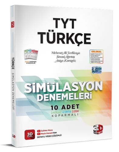 3D TYT Türkçe 10 Simülasyon Deneme 2023