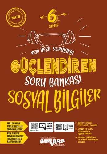 Ankara 6. Sınıf Sosyal Bilgiler Güçlendiren Soru Bankası