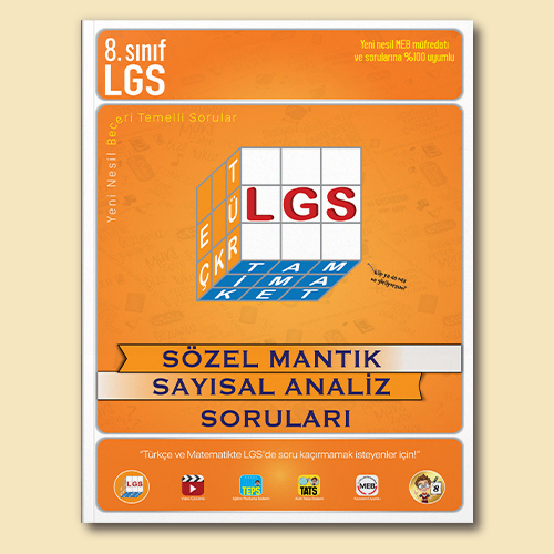 Tonguç Akademi 8. Sınıf LGS Sözel Mantık Sayısal Analiz Soruları 2024