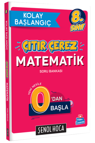 Şenol Hoca 8. Sınıf Çıtır Çerez Matematik