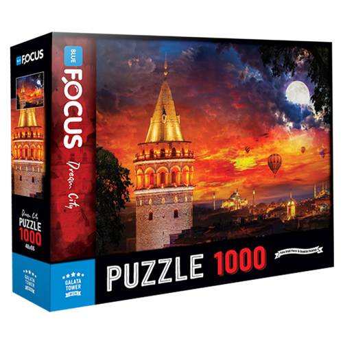 Blue Focus Games 1000 Parça Galata Tower Galata Kulesi