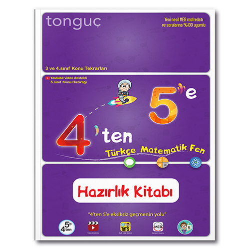 Tonguç Akademi 4'ten 5'e Hazırlık Kitabı