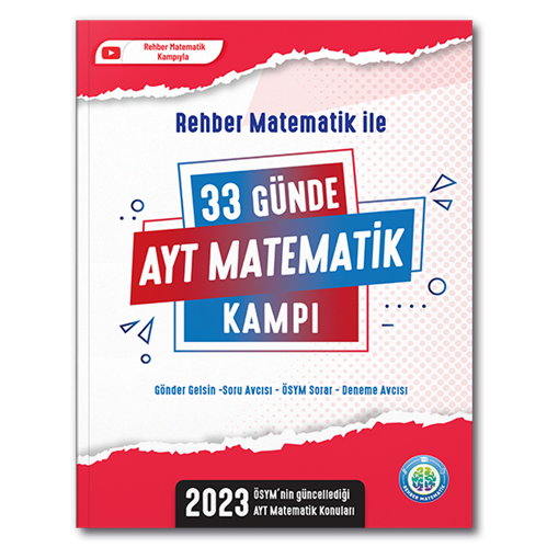 Rehber Matematik 33 Günde AYT Matematik Kamp Kitabı