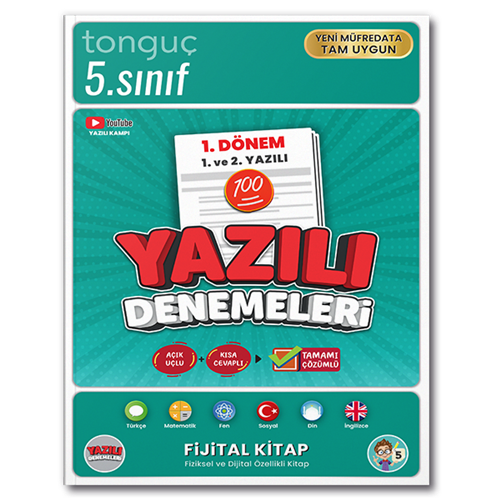 Tonguç Akademi 5. Sınıf Yazılı Denemeleri 1. Dönem 1 ve 2. Yazılı 2025