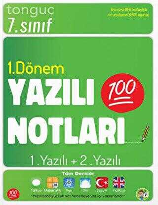 Tonguç Akademi 7. Sınıf Yazılı Notları 1. Dönem 1 ve 2.Yazılı