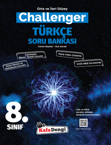 Kafadengi 8. Sınıf Challenger Türkçe Soru Bankası