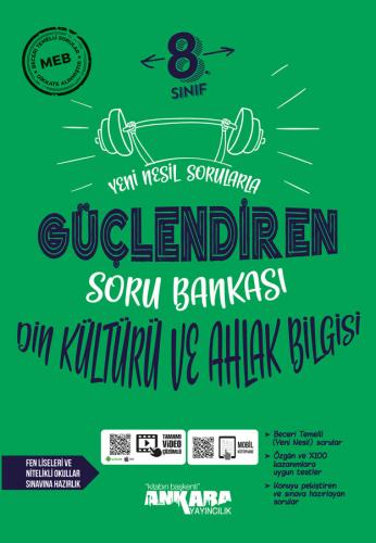 Ankara 8. Sınıf Din Kültürü Ve Ahlak Bilgisi Güçlendiren Soru Bankası