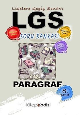 Kitap Vadisi 8. Sınıf Paragraf Soru Bankası