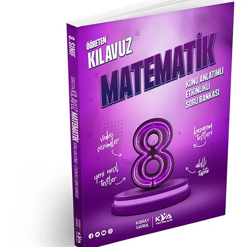 Koray Varol 8. Sınıf Öğreten Kılavuz Matematik Soru Bankası