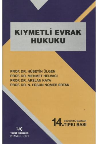 Kıymetli Evrak Hukuku Ciltli