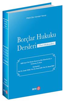 Borçlar Hukuku Dersleri Özel Hükümler