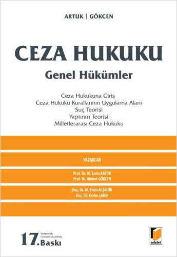 Ceza Hukuku Genel Hükümler Ciltli