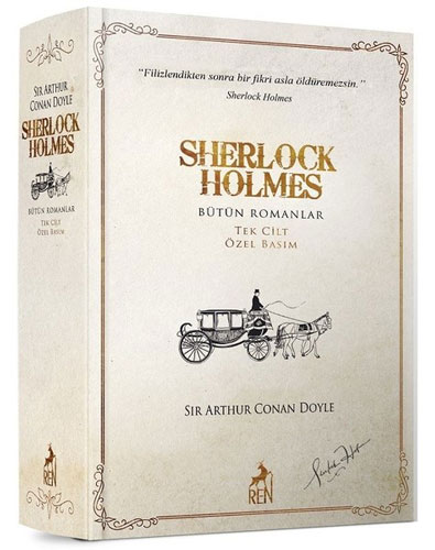 Sherlock Holmes Bütün Romanlar Tek Cilt Özel Basım Ciltli