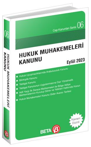 Hukuk Muhakemeleri Kanunu Cep Serisi Eylül 2023