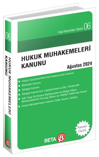 Hukuk Muhakemeleri Kanunu Cep Serisi Eylül 2024