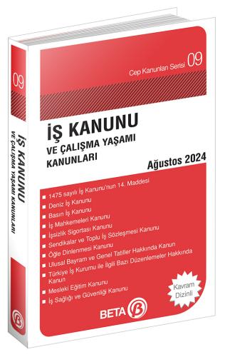 İş Kanunu ve Çalışma Yaşamı Kanunları Eylül 2024