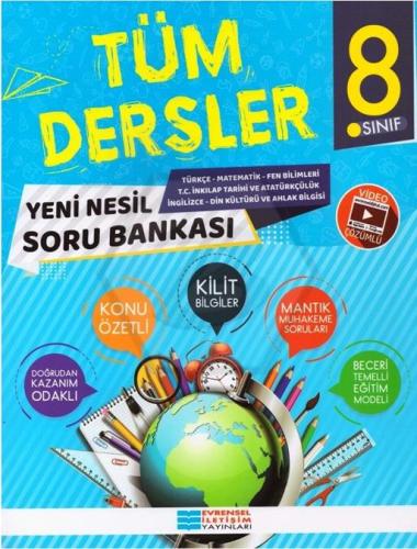 Evrensel İletişim 8. Sınıf Tüm Dersler Soru Bankası 2025