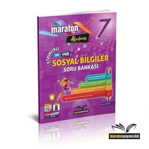 Maraton 7. Sınıf Sosyal Bilgiler Etkinlikli Soru Bankası