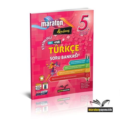 Maraton 5. Sınıf Türkçe Etkinlikli Soru Bankası