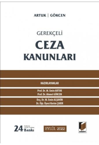 Gerekçeli Ceza Kanunları Ciltli