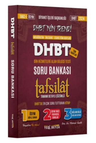 YediBeyza Dhbt Tafsilat Tamamı Çözümlü Soru Bankası 2024