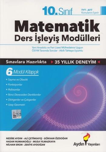 Aydın 10. Sınıf Matematik Ders İşleyiş Modülleri