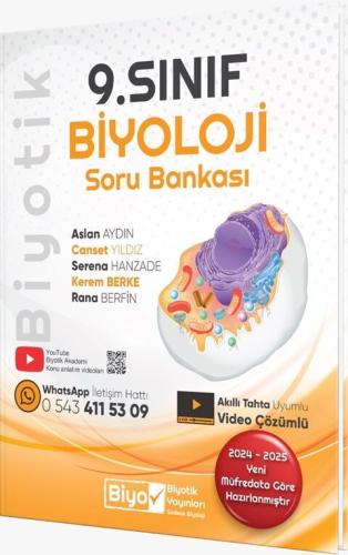 Biyotik 9. Sınıf Biyoloji Soru Bankası 2025