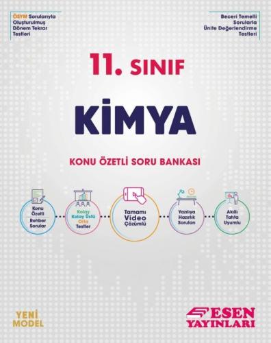 Esen 11. Sınıf Kimya Konu Özetli Soru Bankası