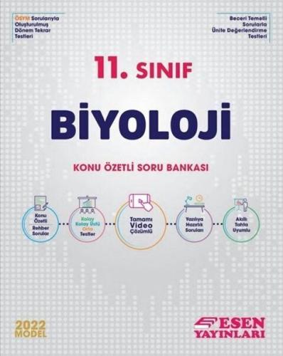 Esen 11. Sınıf Biyoloji Konu Özetli Soru Bankası