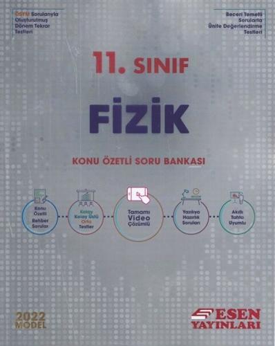 Esen 11. Sınıf Fizik Konu Özetli Soru Bankası