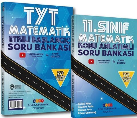 Etkili Matematik 11. Sınıf Konu Anlatımlı ve TYT Matematik Soru Bankas