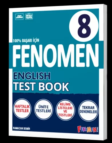 Fenomen 8. Sınıf English test book