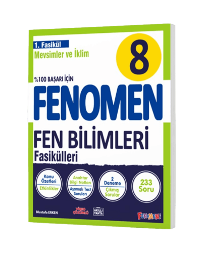 Fenomen 8. Sınıf Fen Bilimleri Mevsimler ve İklim 1. Fasikül