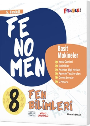 Fenomen 8. Sınıf Fen Bilimleri Basit Makineler 5.Fasikül