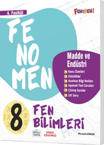 Fenomen 8. Sınıf Fen Bilimleri Madde ve Endüstri 4.Fasikül