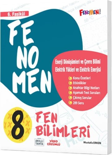 Fenomen 8. Sınıf Fen Bilimleri Enerji Dönüşümleri ve Çevre Bilimi Elek