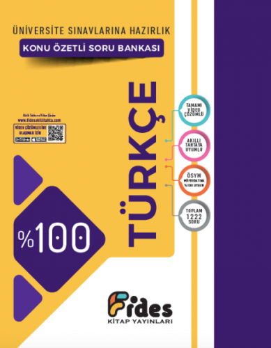 Fides 100 ÖSYM Soru Tipleriyle Türkçe Konu Özetli Soru Bankası