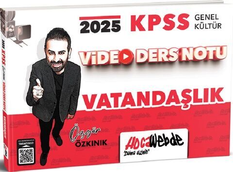 HocaWebde KPSS Vatandaşlık Video Ders Notu 2025