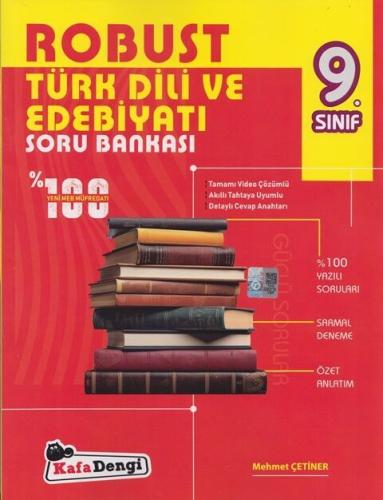 Kafadengi 9. Sınıf Türk Dili ve Edebiyatı Robust Soru Bankası 2025